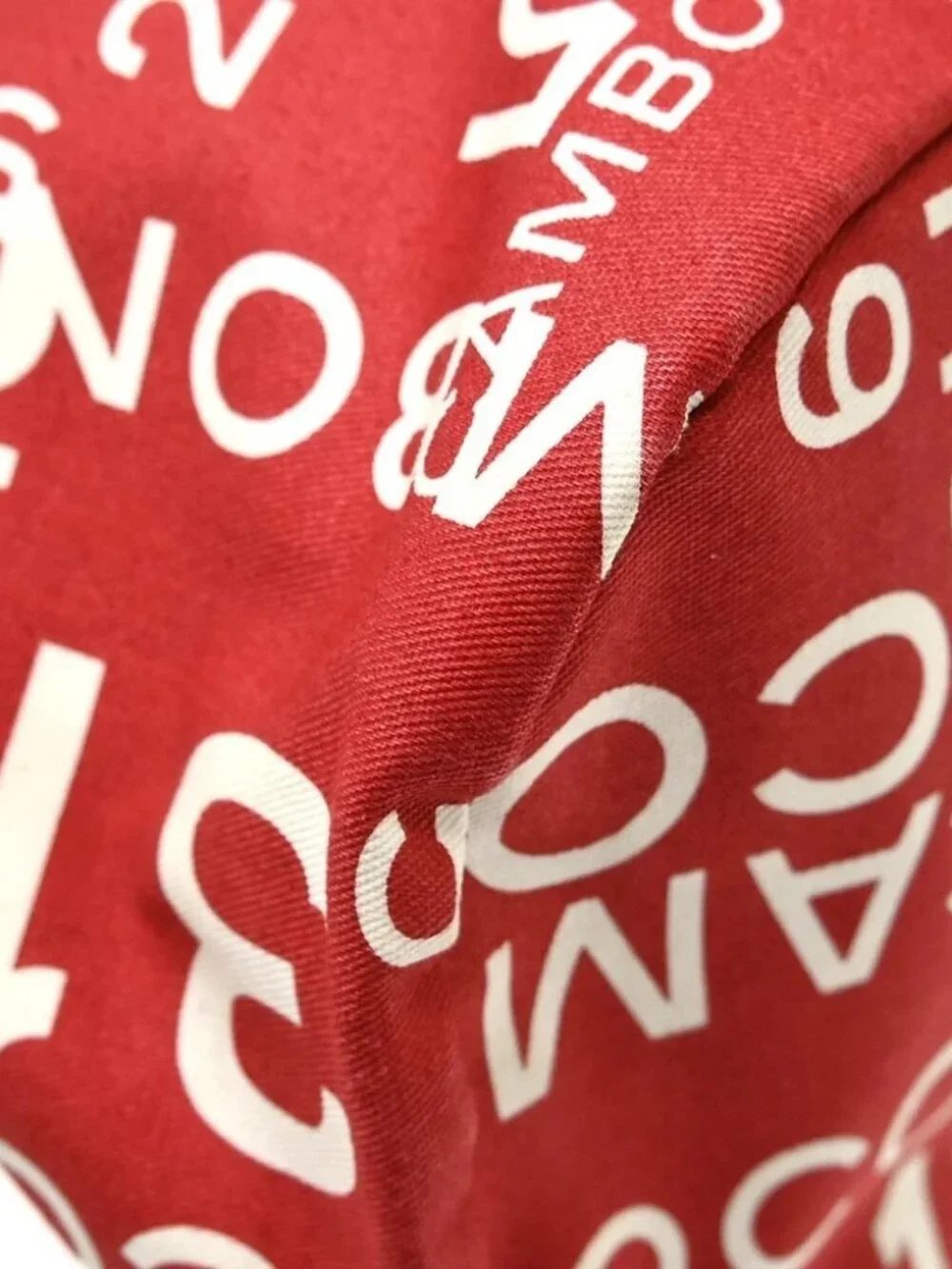 Chanel Red Cotton By Sea Beach Towel One Shoulder Bag